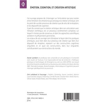 Emotion, cognition, et création artistique