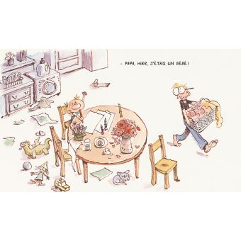 Hier, quand j'étais bébé