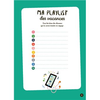 Carnet de mes vacances - Au fil des saisons