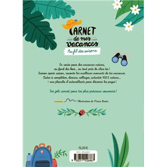 Carnet de mes vacances - Au fil des saisons