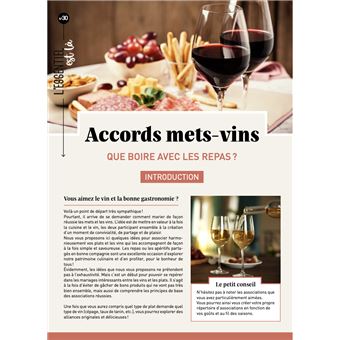 Accord mets-vins, de l'apéro au dessert