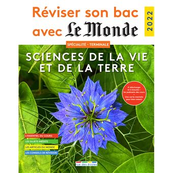 Réviser son bac avec le Monde 2022, Spécialité Sciences de la vie et de la Terre
