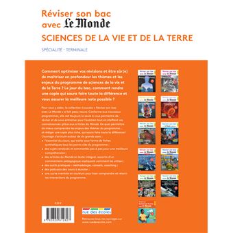 Réviser son bac avec le Monde 2022, Spécialité Sciences de la vie et de la Terre