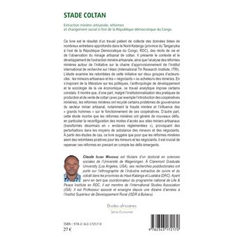 Stade Coltan. Extraction minière artisanale, réformes et changement social