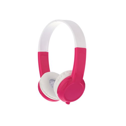Buddyphones BP-EX-PINK-01-K Hoofdtelefoon met micro Rood en Wit