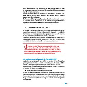 L'indispensable du plaisancier