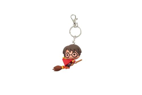 HARRY POTTER-RUBBER FIGURE KEYCHAIN-HARRY POTTER QUIDDITCH
