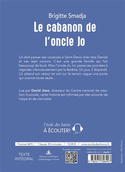 Le cabanon de l'oncle Jo (audio)