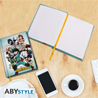 Cahier A5 My Hero Academia Héros