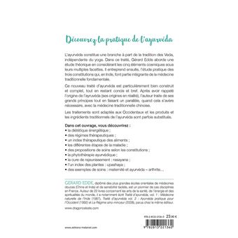 Nouveau traité d'ayurvéda - Aux sources de la tradition