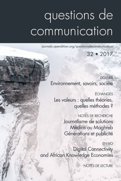 Environnement, savoirs, société