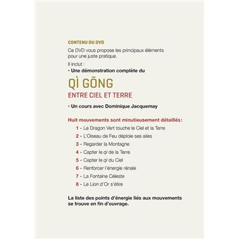 Qi gong entre Ciel et Terre - Immunité et quiétude - Exercices daoïstes + DVD
