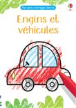 Engins et véhicules - Mes petits coloriages Usborne