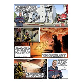 Pompiers, Les Métiers en BD