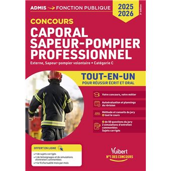 Concours Caporal Sapeur-pompier professionnel - Tout-en-un - Catégorie C