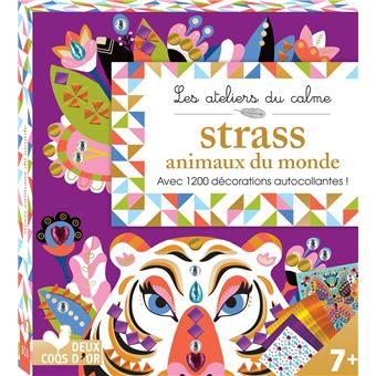 Strass animaux du monde - mini boîte avec accessoires
