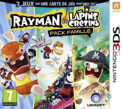 Rayman et les Lapins Crétins Pack Famille Nintendo 3DS
