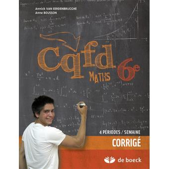 Cqfd Maths 6eme 4 Per Sem Corrige Inconnus Livre Tous Les Livres A La Fnac