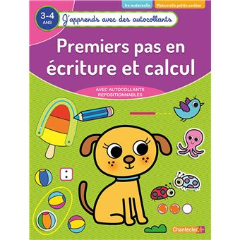 Premiers pas en ecriture et calcul (3-4 a)