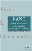 De l'amphibologie des concepts de la réflexion (Critique de la raison pure)