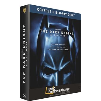 Coffret The Dark Knight La Trilogie Edition spéciale Fnac Blu-Ray -  Christopher Nolan - Blu-ray - Achat & prix | fnac