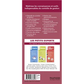 Le petit Contrôle de gestion 2022