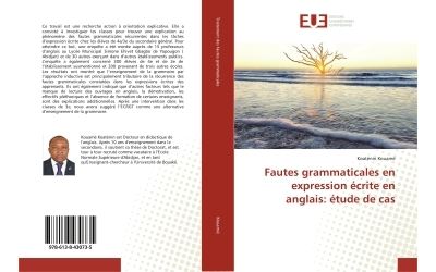 Fautes grammaticales en expression ecrite en anglais: etude