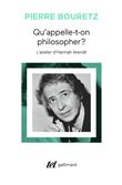 Qu'appelle-t-on philosopher ?