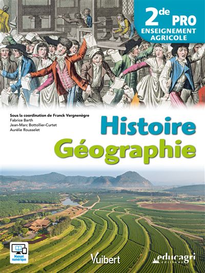 Histoire, 2de PRO, Enseignement agricole