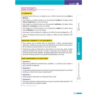 Annales Brevet Physique Chimie - SVT - Techno 2024 - Corrigé