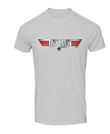 T-Shirt Top Gun Classic Logo Gris