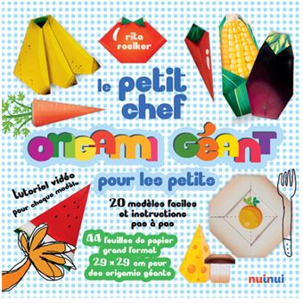 Origami géant pour les petits - le petit chef