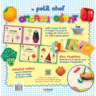Origami géant pour les petits - le petit chef