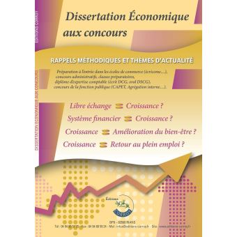 dissertation economique concours