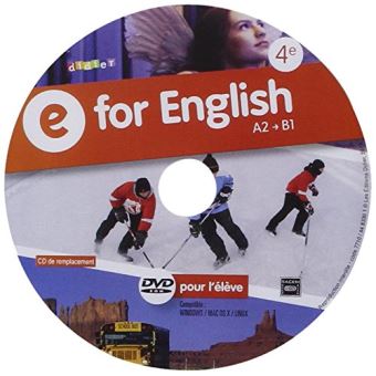 E For English 4e - Anglais Ed.2013 - DVD-rom De Remplacement 1 DVD-ROM ...