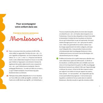 Premières lectures autonomes Montessori Niveau 3 - La dictée