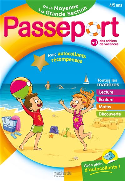 Passeport Cahier de Vacances 2020 - de la MS à la GS - 4/5 ans