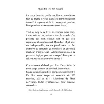 Quand la Tête fait Maigrir