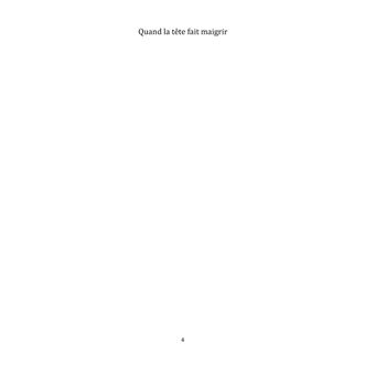 Quand la Tête fait Maigrir