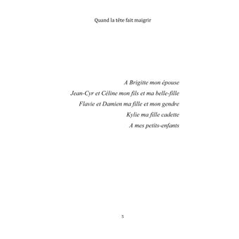 Quand la Tête fait Maigrir