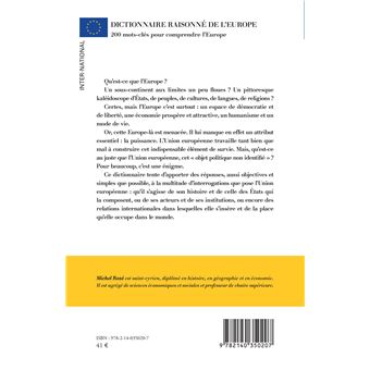 Dictionnaire raisonné de l'Europe