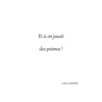 Et si on jouait des poèmes ?