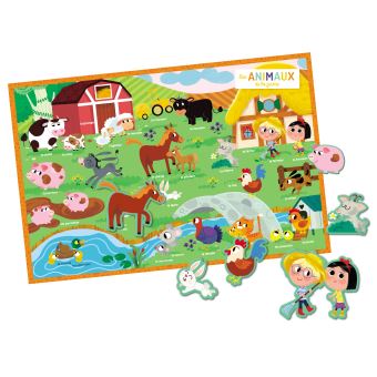 Ma pochette d'aimants - animaux de la ferme