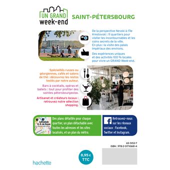 Guide Un Grand Week-End à Saint-Saint-Pétersbourg