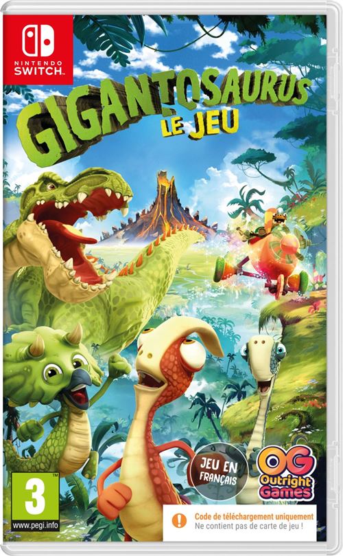 Gigantosaurus Le Jeu Code in a Box Nintendo Switch