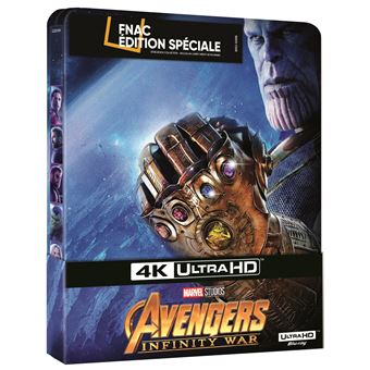 Avengers Infinity War Edition Fnac Steelbook Blu Ray 4k Ultra Hd