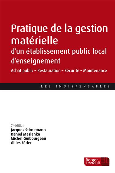 Pratique de la gestion materielle d'un eple 6e ed