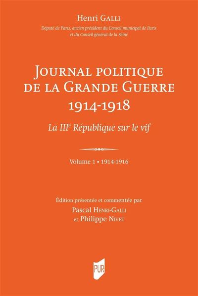 Journal politique de la grande guerre 1914-1918 (coffret)