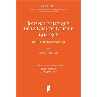 Journal politique de la grande guerre 1914-1918 (coffret)