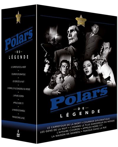 Coffret Polars de légende 8 Films DVD